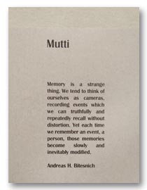 Mutti - a conceptional work