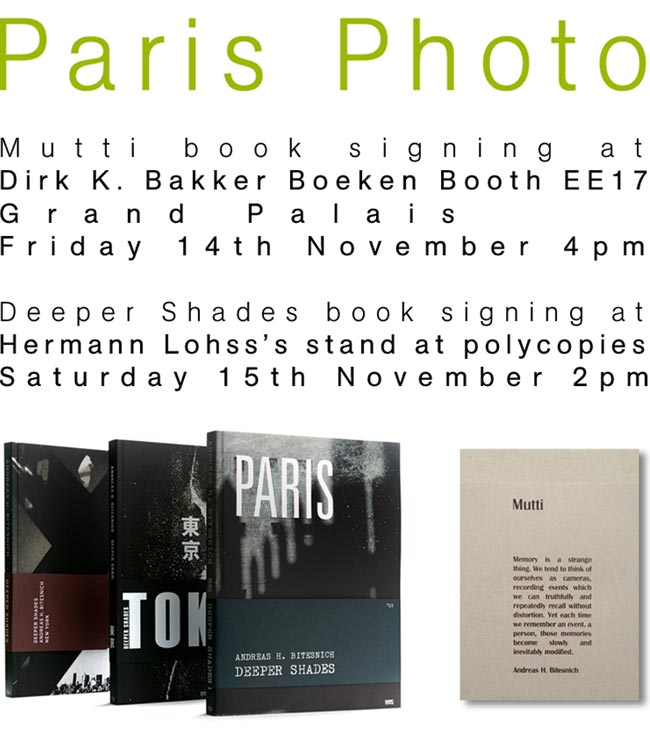 PARIS PHOTO BOOK SIGNINGS