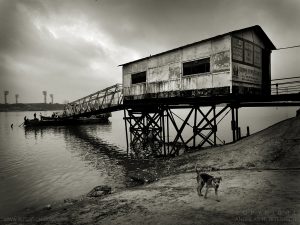 Bank of Hooghly river,Kolkata, India 2008