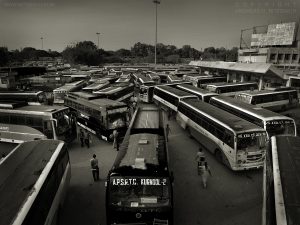 Bus Station, Bangalore, India 2008