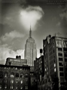 Cloud over Empire State Building, New York 1998