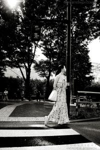 Floating woman, Tokyo, Japan 2012