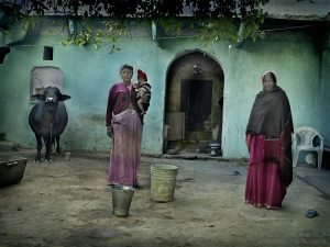 Inner courtyard, Samode, India 2006