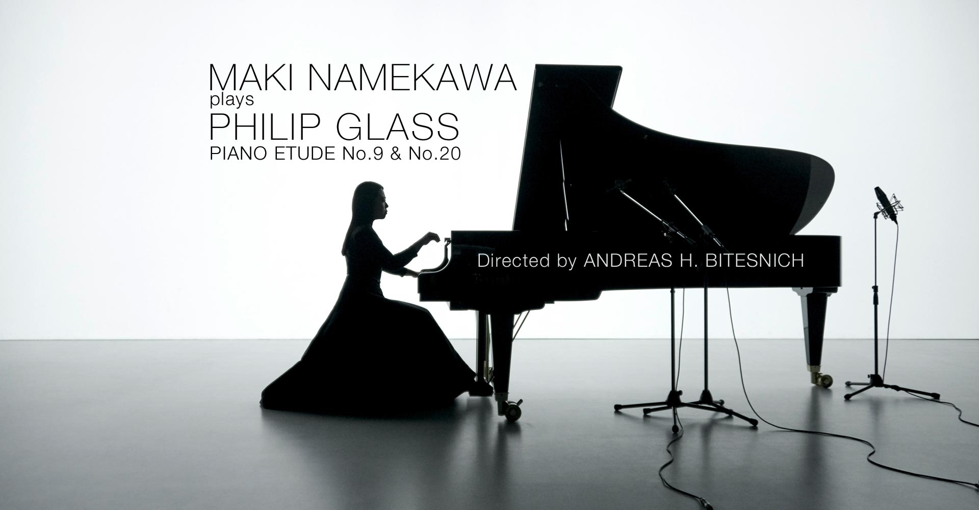 NEW VIDEO MAKI NAMEKAWA PLAYS PHILIP GLASS PIANO ETUDES