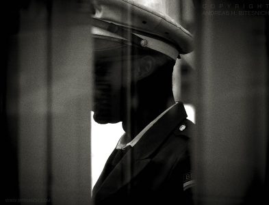 Man in uniform, Berlin 2017