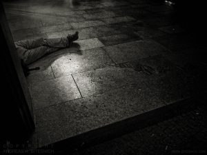 Man sleeping #2, Berlin 2017