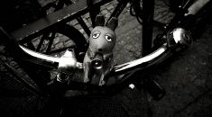 Mouse on bike, Berlin 2017