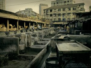 Open laundry, Mumbai, India 2006