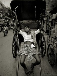 Street scene, Kolkata, India  2008