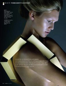 Beauty editorial for Flair Magazine Austria