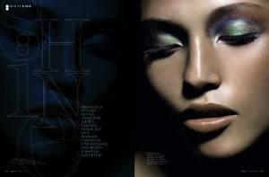 Beauty editorial for Flair magazine Austria